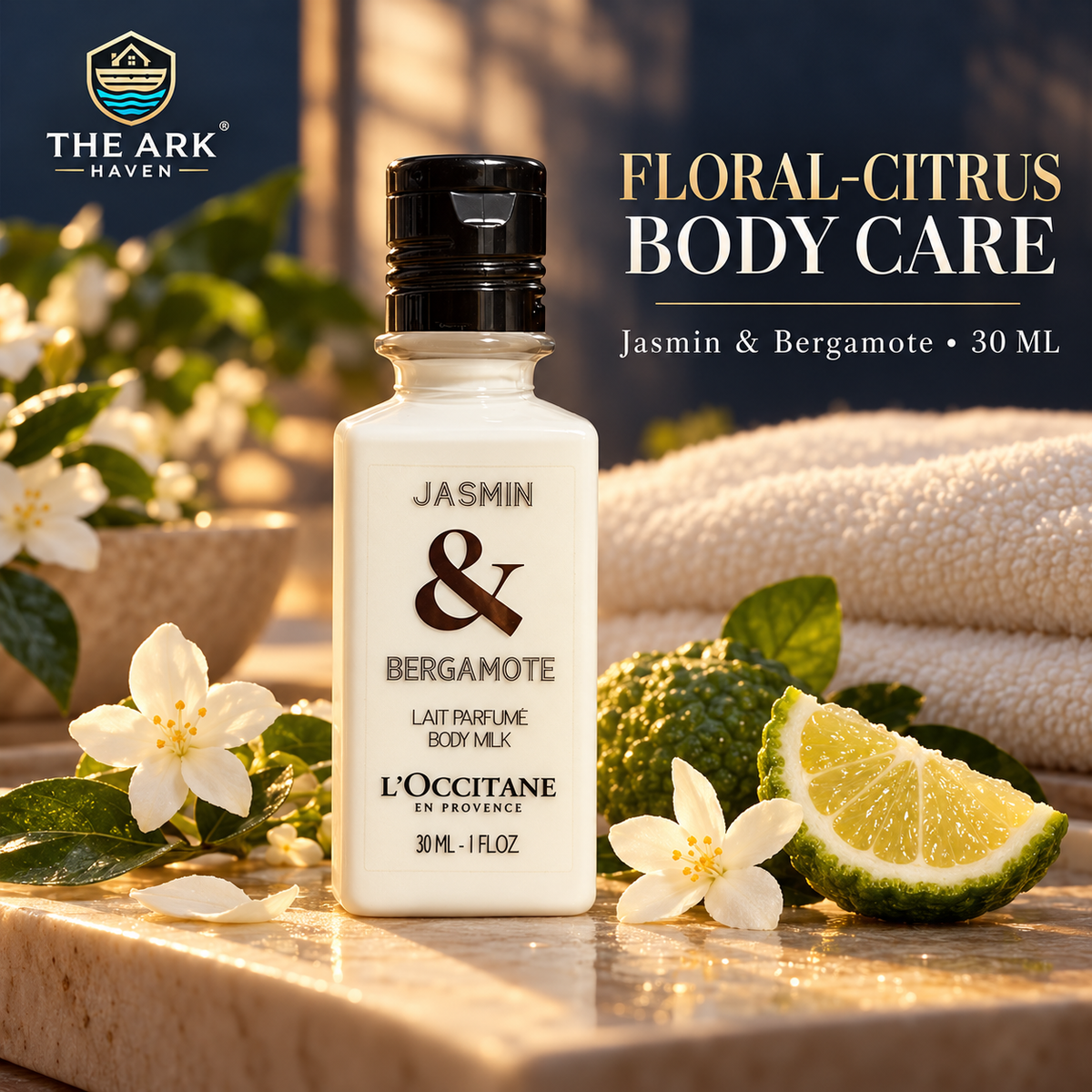 L'Occitane Jasmin & Bergamote Body Milk 30ml 1 Fl Oz