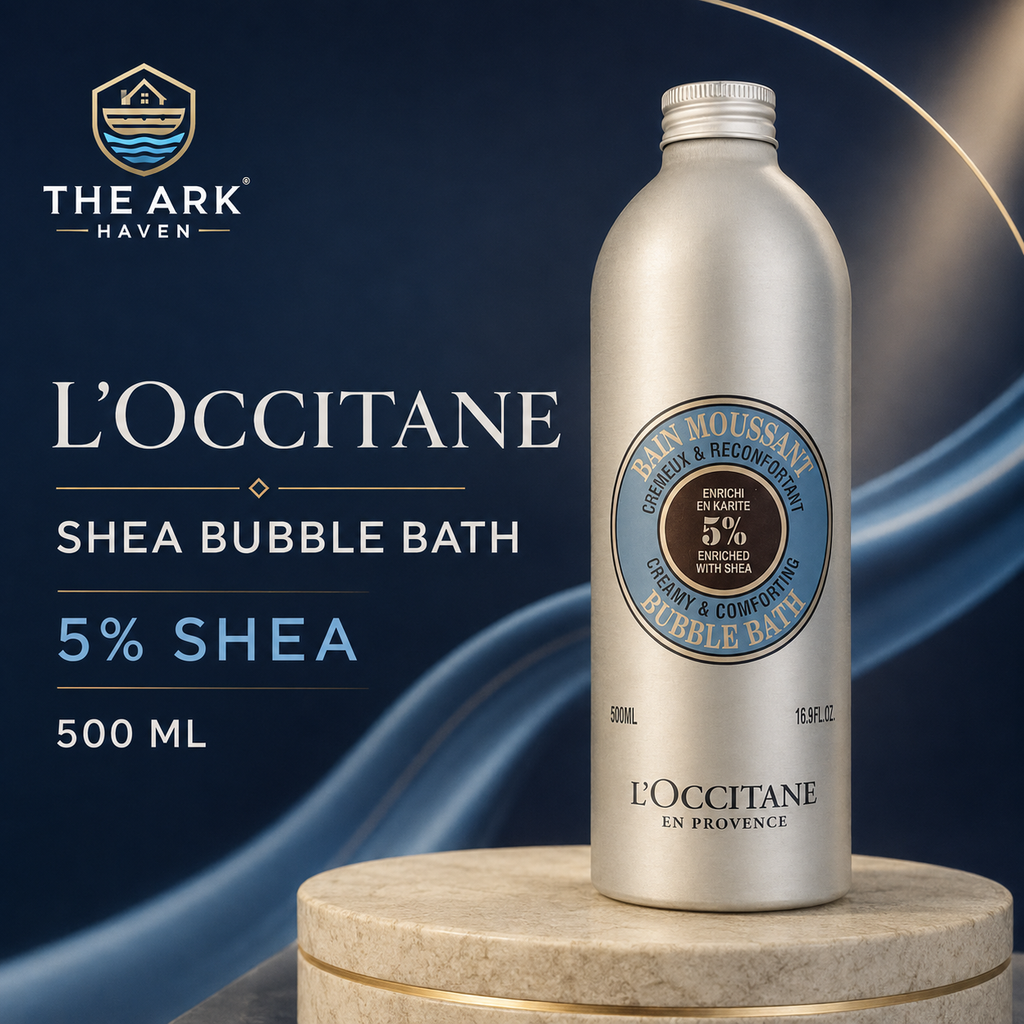 L’Occitane/Loccitane Shea Bubble Bath 500ml | Luxurious Creamy Foam | 5% Shea