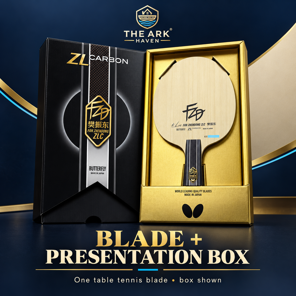 Butterfly Fan Zhendong ZLC (FZD ZLC) Table Tennis Blade FL | Japan